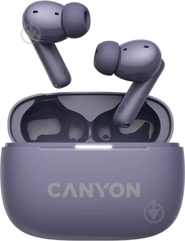 Навушники Canyon OnGo TWS-10 ANC ENC purple (CNS-TWS10PL) - фото 2