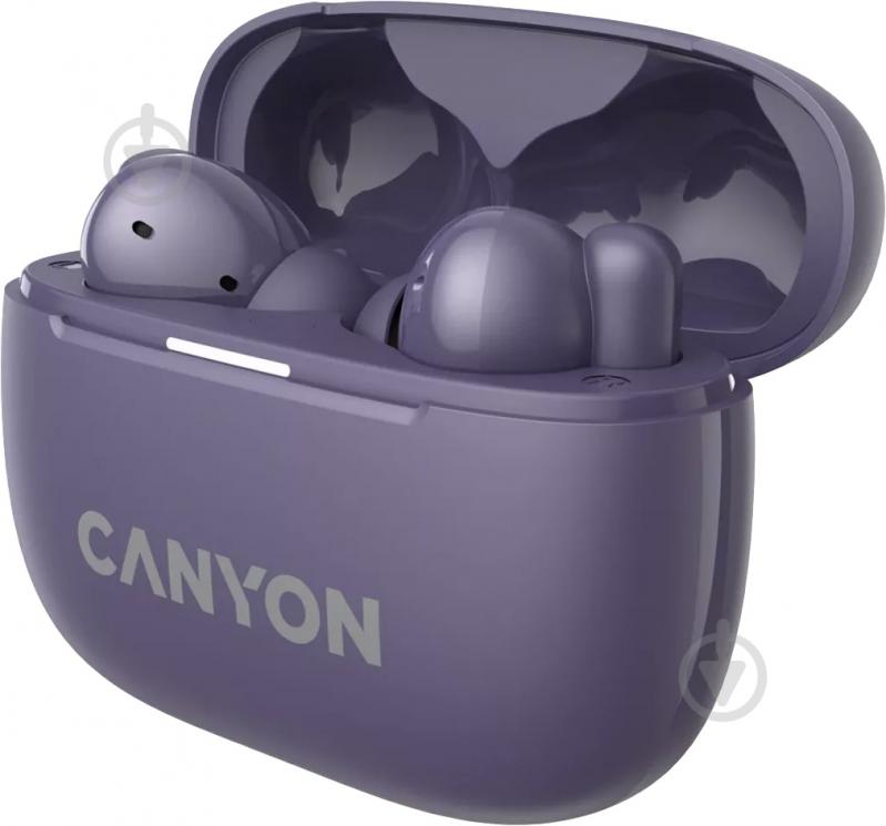 Навушники Canyon OnGo TWS-10 ANC ENC purple (CNS-TWS10PL) - фото 1