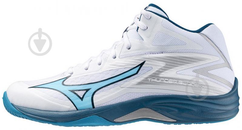 Кросівки чоловічі демісезонні Mizuno THUNDER BLADE Z MID V1GA237521 р.44,5 білі - фото 1