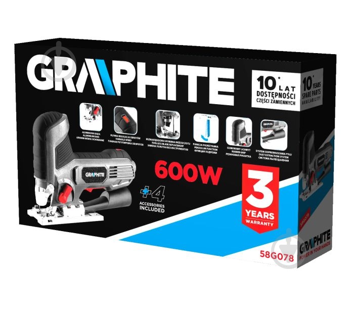 Электролобзик Verto 58G078 - фото 7