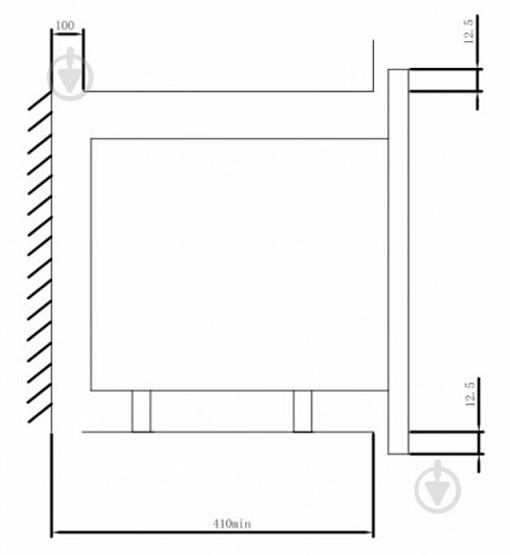 Встраиваемая микроволновая печь Interline MWB 230 BK - фото 4