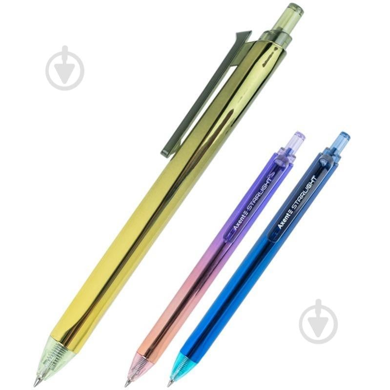 Ручка гелевая Axent Starlight AG1127-02-A - фото 1