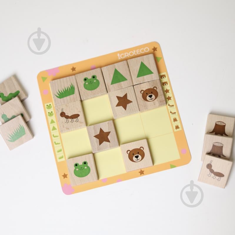 Гра настільна Igroteco Меморі 32 елементи - фото 4 Гра настільна Igroteco Меморі 32 елементи - фото 4