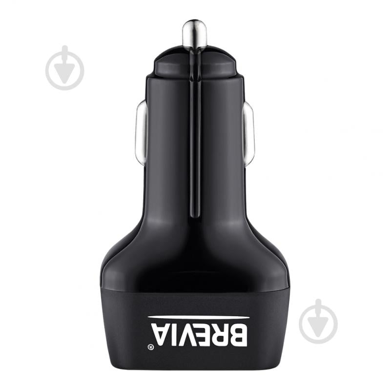 Зарядний пристрій — адаптер прикурювача-USB Brevia ePower TriDrive 44W 1xUSB-C+2xUSB-A чорний 46044DUCB - фото 3 Зарядний пристрій — адаптер прикурювача-USB Brevia ePower TriDrive 44W 1xUSB-C+2xUSB-A чорний 46044DUCB - фото 3
