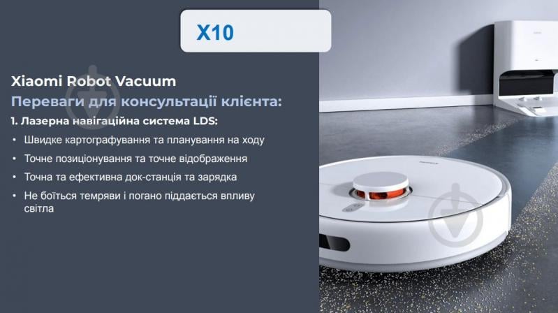 Робот-пилосос Xiaomi Robot Vacuum S10 white - фото 12