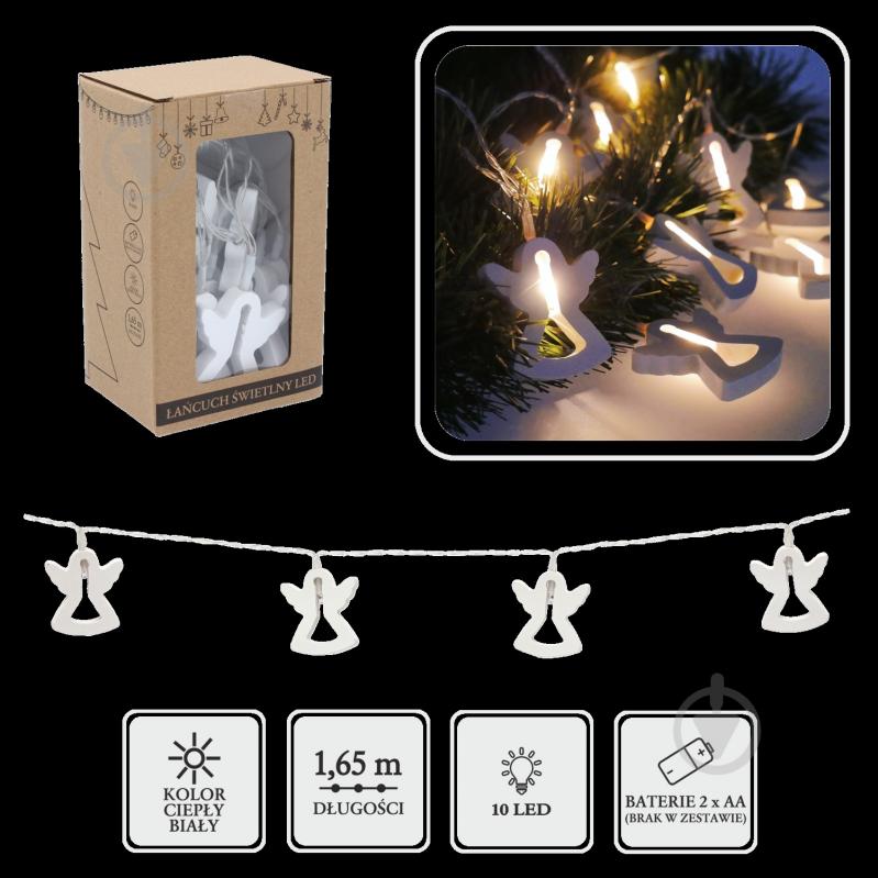 Гирлянда-фигура Тайм Еко светодиодная (LED) 10 ламп (LED4048) - фото 2 Гирлянда-фигура Тайм Еко светодиодная (LED) 10 ламп (LED4048) - фото 2