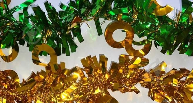 Дощик новорічний 9 см 2 м в асортименті - фото 2 Дощик новорічний 9 см 2 м в асортименті - фото 2