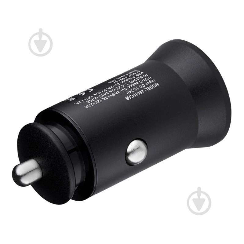 Зарядний пристрій — адаптер прикурювача-USB Brevia ePower DualCharge 30W 1xUSB-C+1xUSB-A чорний 46030CAB - фото 2 Зарядний пристрій — адаптер прикурювача-USB Brevia ePower DualCharge 30W 1xUSB-C+1xUSB-A чорний 46030CAB - фото 2