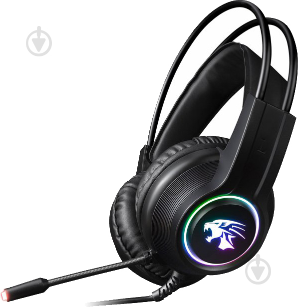 VARR Headset USB 2 3.5 mic RGB black VH8030