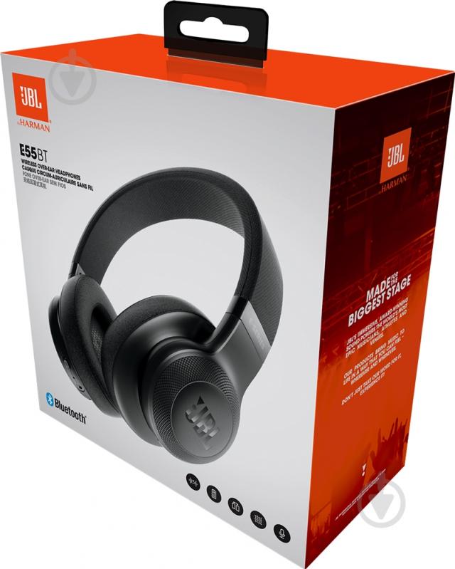 Гарнітура JBL E55BT black (JBLE55BTBLK) - фото 6