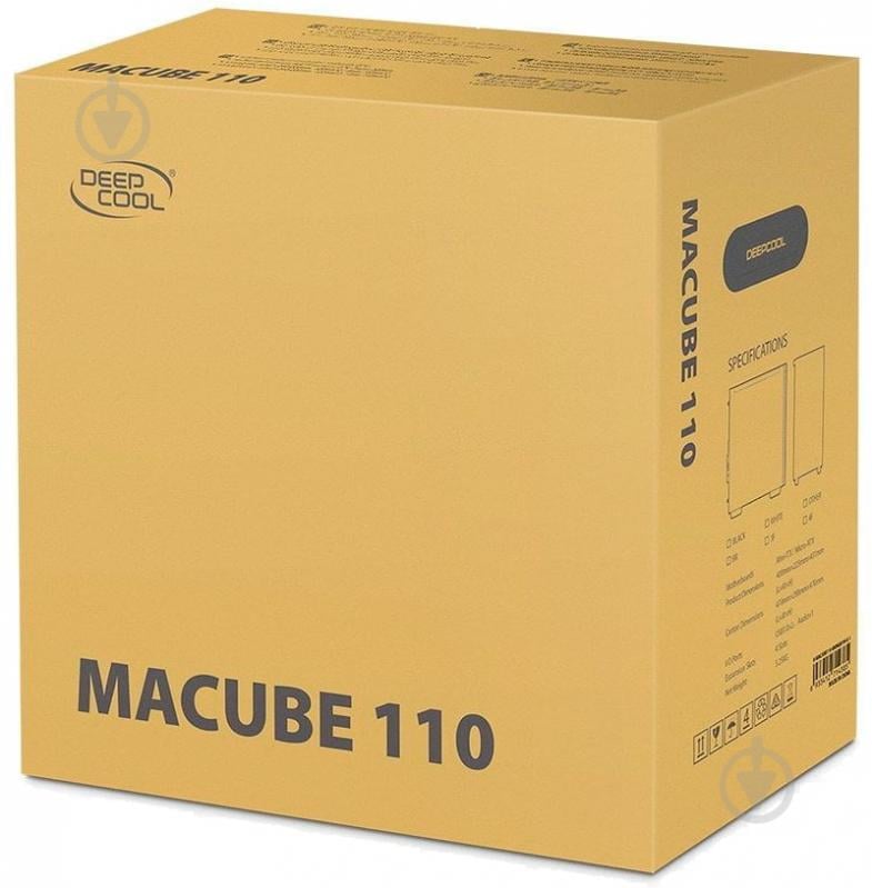 Корпус Deepcool MACUBE 110 Tempered Glass без БЖ (R-MACUBE110-WHNGM1N-G-1) White - фото 14