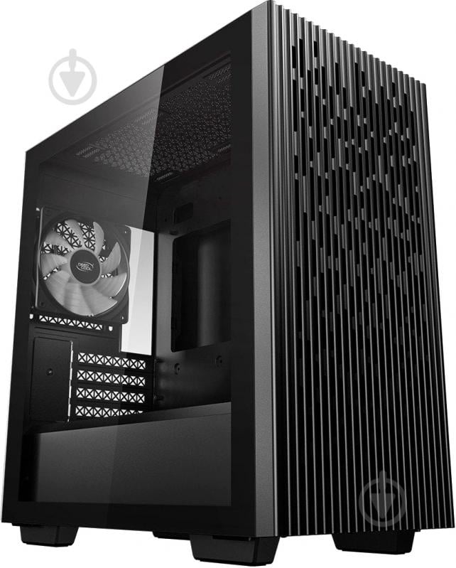 Корпус Deepcool MATREXX 40 3FS Tempered Glass без БЖ (DP-MATX-MATREXX40-3FS) Black - фото 2