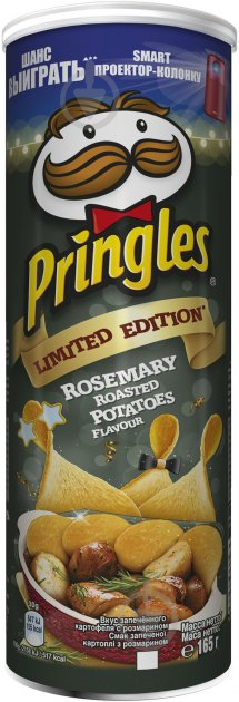 Чипси Pringles запечена картопля з розмарином 165 г - фото 1