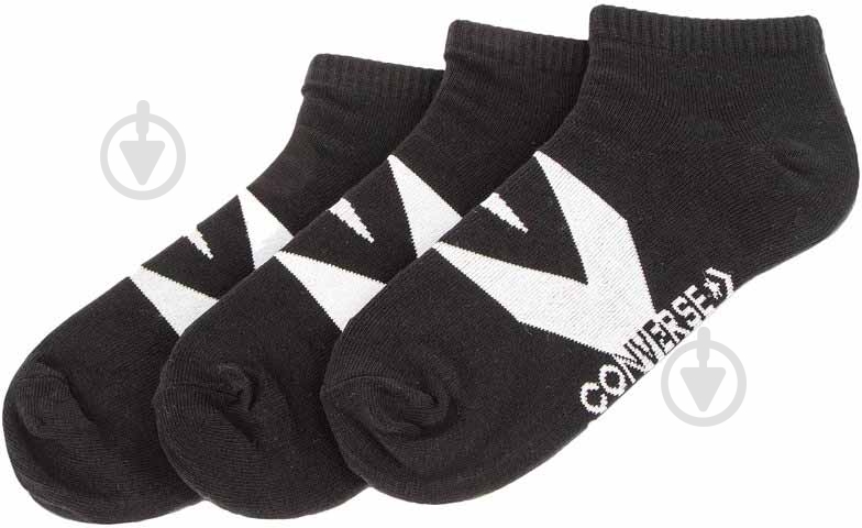 Носки Converse E748B-3010 р.39-42 черный 3 шт. - фото 1 Носки Converse E748B-3010 р.39-42 черный 3 шт. - фото 1
