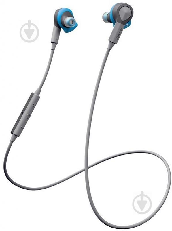 Bluetooth-гарнітура Jabra Sport Coach grey/blue - фото 1