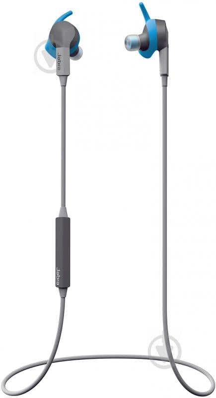 Bluetooth-гарнітура Jabra Sport Coach grey/blue - фото 2