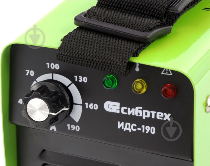 Инвертор сварочный СИБРТЕХ ИДС-190 - фото 4