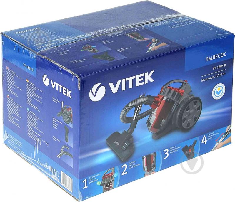 Пылесос Vitek VT-1895 Red - фото 5 Пылесос Vitek VT-1895 Red - фото 5