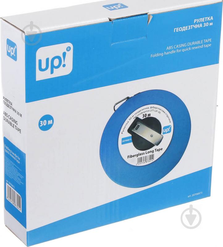 Рулетка UP! (Underprice) геодезична фібергласова LFT-UP-30 30  м x 10  мм - фото 4