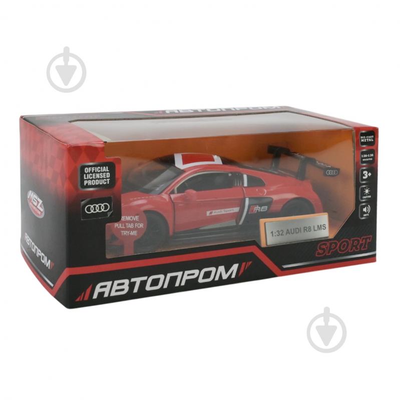 Машинка Автопром 1:32 AUDI R8 LMS 68370 - фото 7