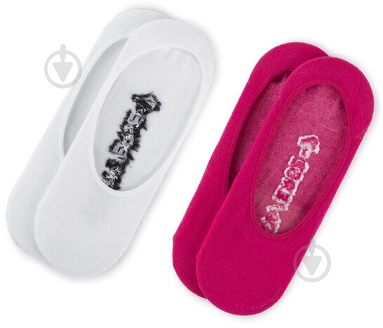 Носки Converse E754P-2012 р.39-42 белый/розовый 2 шт. - фото 1