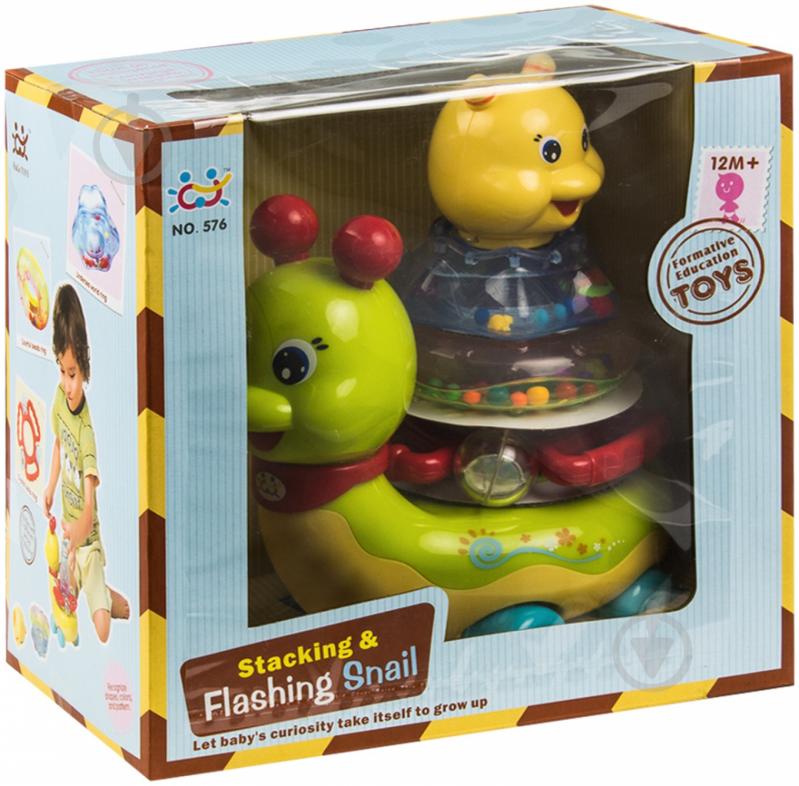 Игрушка развивающая Huile Toys Улитка 576 - фото 3