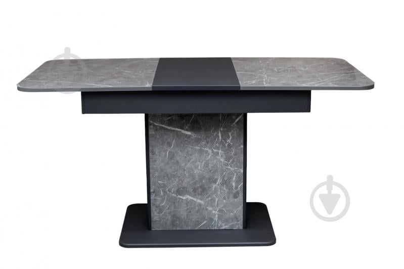 Стол обеденный Бостон-В 1100(1450)x700x740мм мрамор серый/серый - фото 5 Стол обеденный Бостон-В 1100(1450)x700x740мм мрамор серый/серый - фото 5