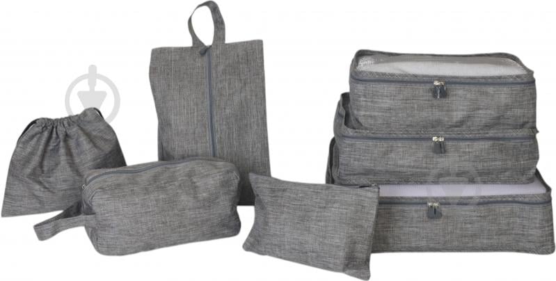 Набор органайзеров текстильный Sensio Travel 7 шт. мм - фото 1 Набор органайзеров текстильный Sensio Travel 7 шт. мм - фото 1