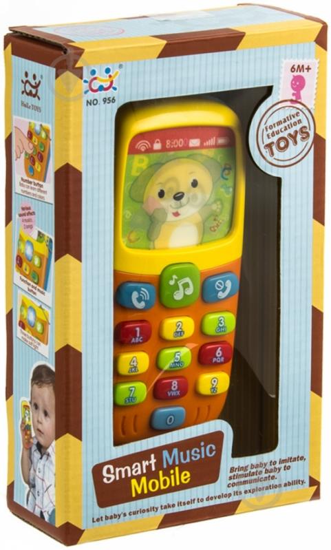 Игрушка интерактивная Huile Toys музыкальный телефон 956 - фото 3 Игрушка интерактивная Huile Toys музыкальный телефон 956 - фото 3