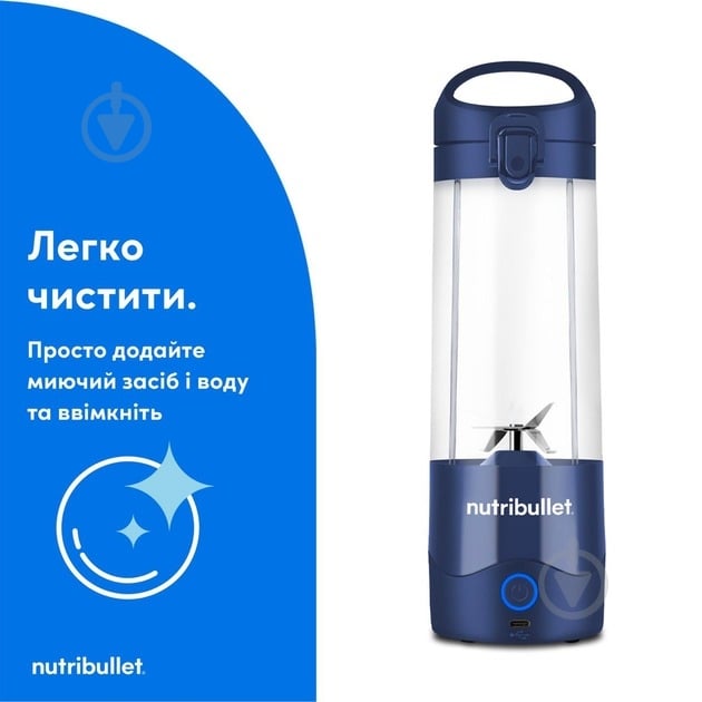 Фітнес-блендер NUTRIBULLET NBP003NBL (0C22300094) - фото 8