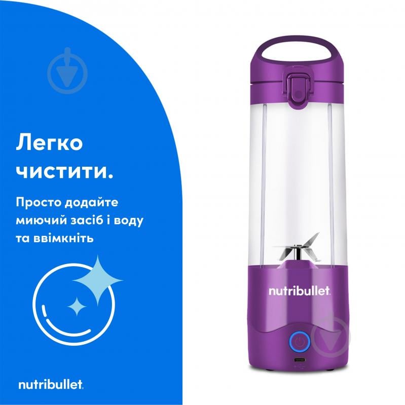 Фітнес-блендер NUTRIBULLET NBP003PU (0C22300097) - фото 6