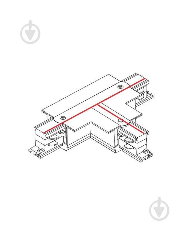 З’єднувач Т-подібний Nowodvorski чорний 8240 - фото 2