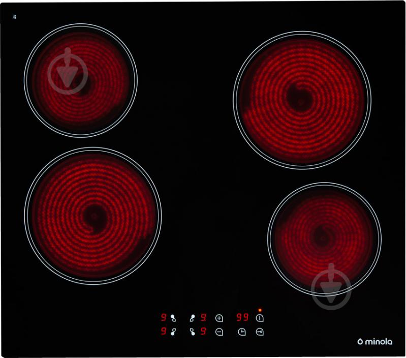 Варильна поверхня електрична Minola MVH 6032 GBL - фото 2