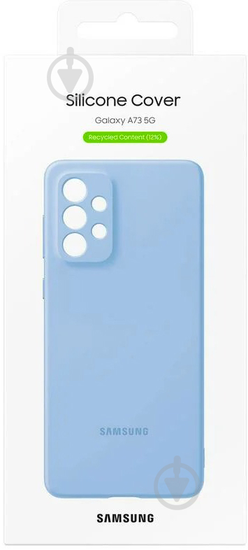 Чохол-накладка Samsung Silicone Cover Artic Blue (EF-PA736TLEGRU) для A73 5G - фото 5