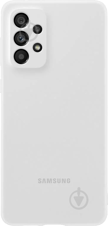 Чохол-накладка Samsung Silicone Cover White (EF-PA736TWEGRU) для A73 5G - фото 1