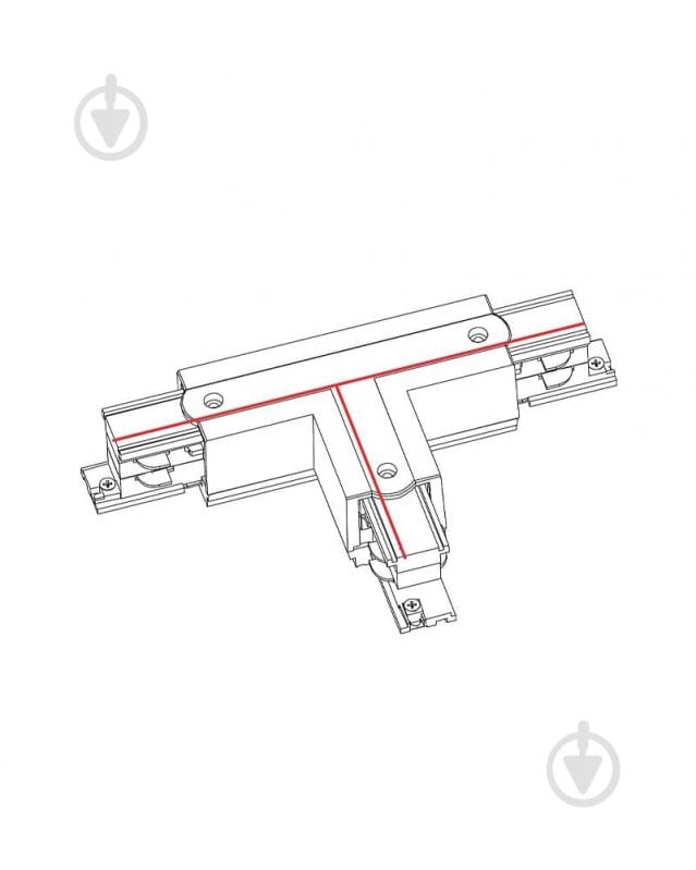З’єднувач Т-подібний Nowodvorski білий 8241 - фото 2