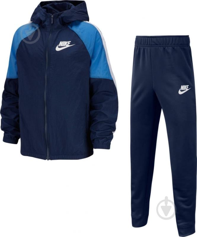 Спортивний костюм Nike B NSW WOVEN TRACK SUIT BV3700-410 синій - фото 1