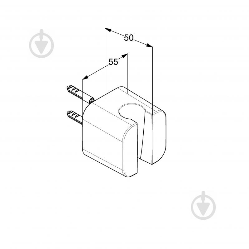 Держатель для душа Kludi A-QA 655510500 - фото 2
