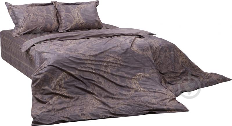 Комплект постельного белья Luxury семейный темно-коричневый La Nuit - фото 1 Комплект постельного белья Luxury семейный темно-коричневый La Nuit - фото 1