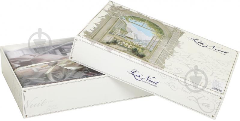 Комплект постельного белья Luxury семейный темно-коричневый La Nuit - фото 6 Комплект постельного белья Luxury семейный темно-коричневый La Nuit - фото 6