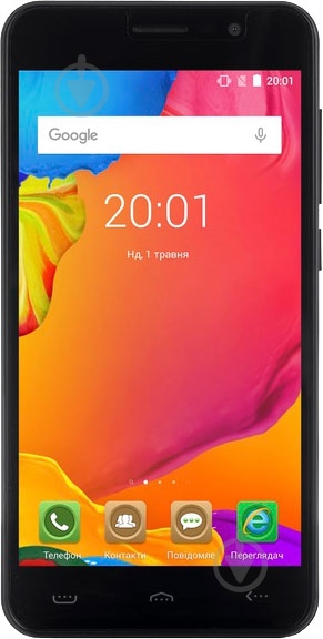 Смартфон Ergo A503 1/8GB black - фото 1 Смартфон Ergo A503 1/8GB black - фото 1