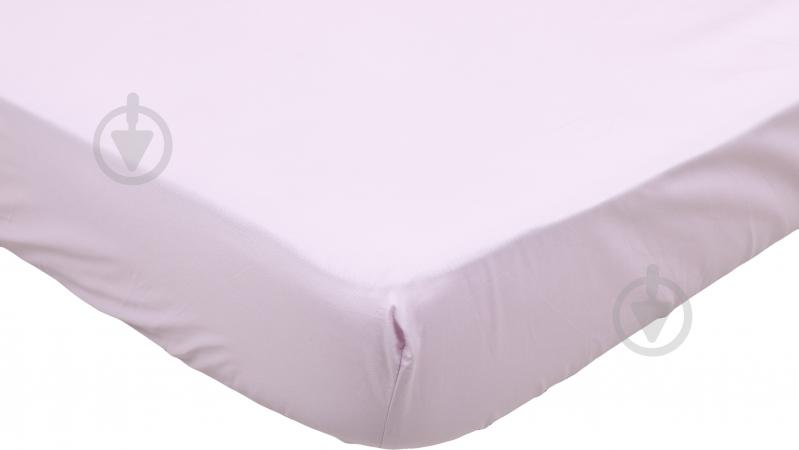 Простынь на резинке Solid 200x200+30 см 160x200 см пудра - фото 1