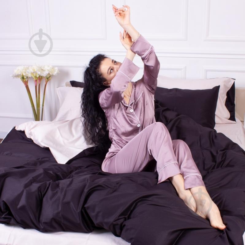 Наволочка Satin Premium 0848+0841 Joan 70x70 см молочный/черный MirSon - фото 4 Наволочка Satin Premium 0848+0841 Joan 70x70 см молочный/черный MirSon - фото 4