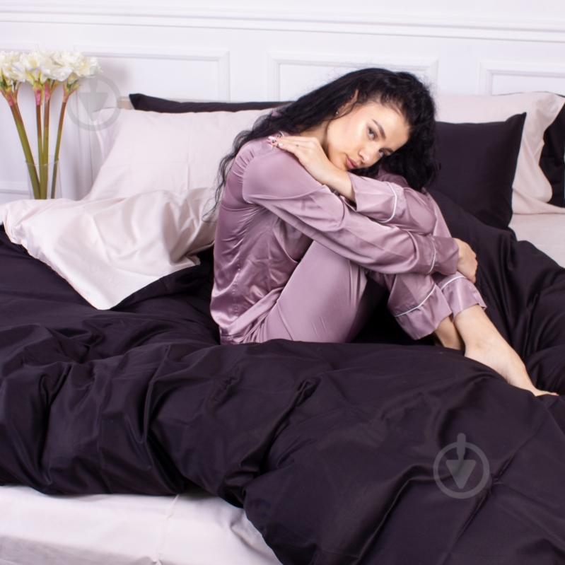 Наволочка Satin Premium 0848+0841 Joan 70x70 см молочный/черный MirSon - фото 5 Наволочка Satin Premium 0848+0841 Joan 70x70 см молочный/черный MirSon - фото 5