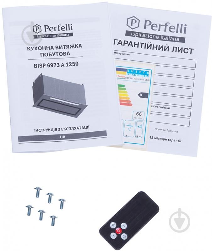 Вытяжка Perfelli BISP 6973 A 1250 IV LED Strip - фото 14