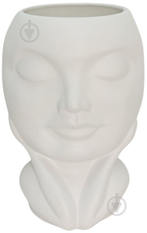 Кашпо керамическое Kerama tato Мечта 16 см белое - фото 1 Кашпо керамическое Kerama tato Мечта 16 см белое - фото 1