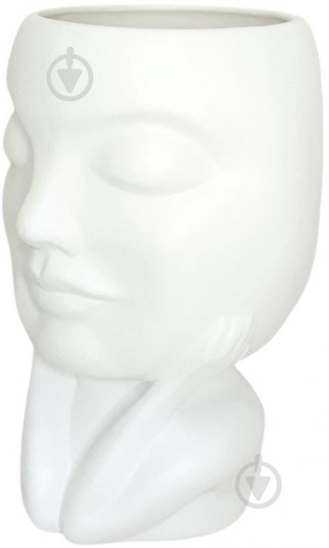 Кашпо керамическое Kerama tato Мечта 16 см белое - фото 3 Кашпо керамическое Kerama tato Мечта 16 см белое - фото 3