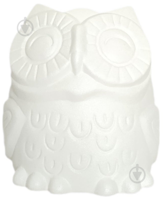 Кашпо керамическое Kerama tato Сова 14 см белая - фото 3