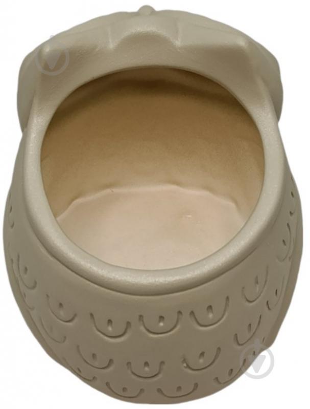 Кашпо керамічне Kerama tato Сова 14 см мокко - фото 6 Кашпо керамічне Kerama tato Сова 14 см мокко - фото 6