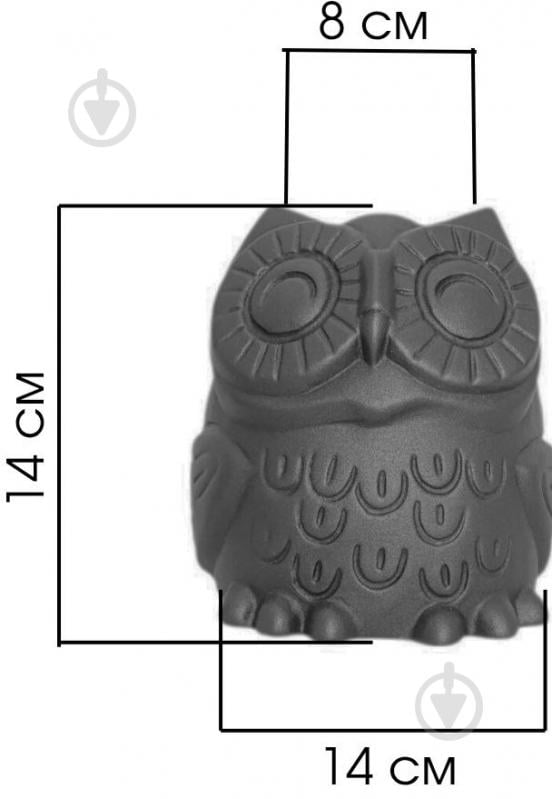 Кашпо керамічне Kerama tato Сова 14 см мокко - фото 9 Кашпо керамічне Kerama tato Сова 14 см мокко - фото 9